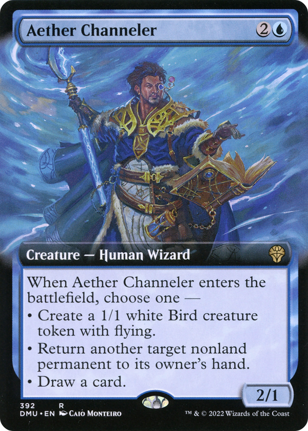 Aether Channeler (Extended Art) (392) [Dominaria United] - Deck Out Gaming