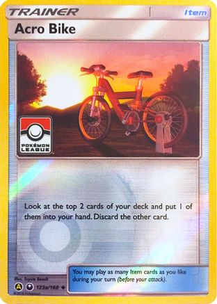 Acro Bike - 123a/168 (League Promo) (123a/168) [SM - Celestial Storm]