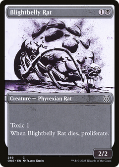 Blightbelly Rat (Showcase) (289) [Phyrexia: All Will Be One] - Deck Out Gaming