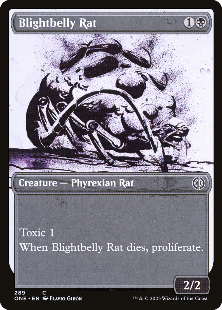 Blightbelly Rat (Showcase) (289) [Phyrexia: All Will Be One] - Deck Out Gaming