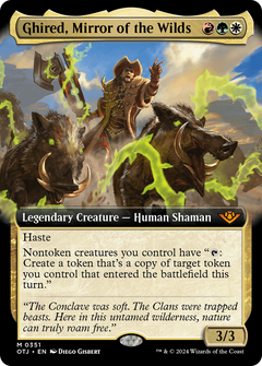 Ghired, Mirror of the Wilds (Extended Art) (351) [Outlaws of Thunder Junction] - Deck Out Gaming