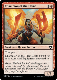 Champion of the Flame (210) [Commander Masters] foil - Deck Out Gaming