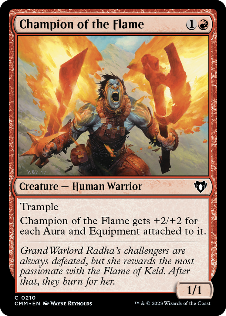 Champion of the Flame (210) [Commander Masters] - Deck Out Gaming