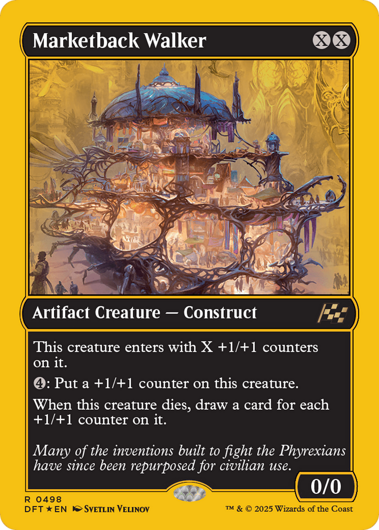 Marketback Walker (First-Place Foil) (498) [Aetherdrift] foil - Deck Out Gaming