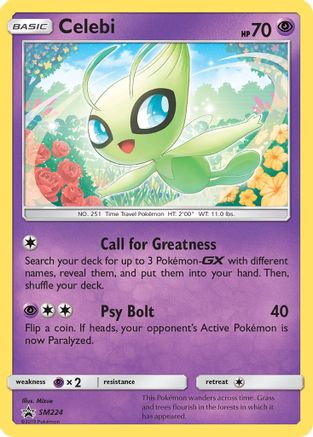 Celebi - SM224 (SM224) [SM Promos] Holofoil - Deck Out Gaming
