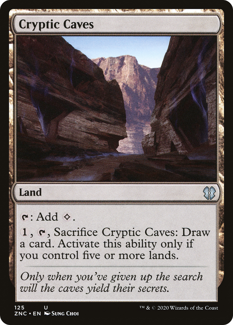 Cryptic Caves (125) [Commander: Zendikar Rising] - Deck Out Gaming