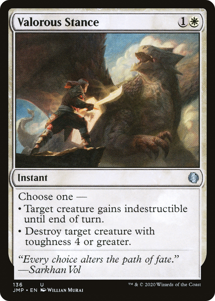 Valorous Stance (136) [Jumpstart] - Deck Out Gaming
