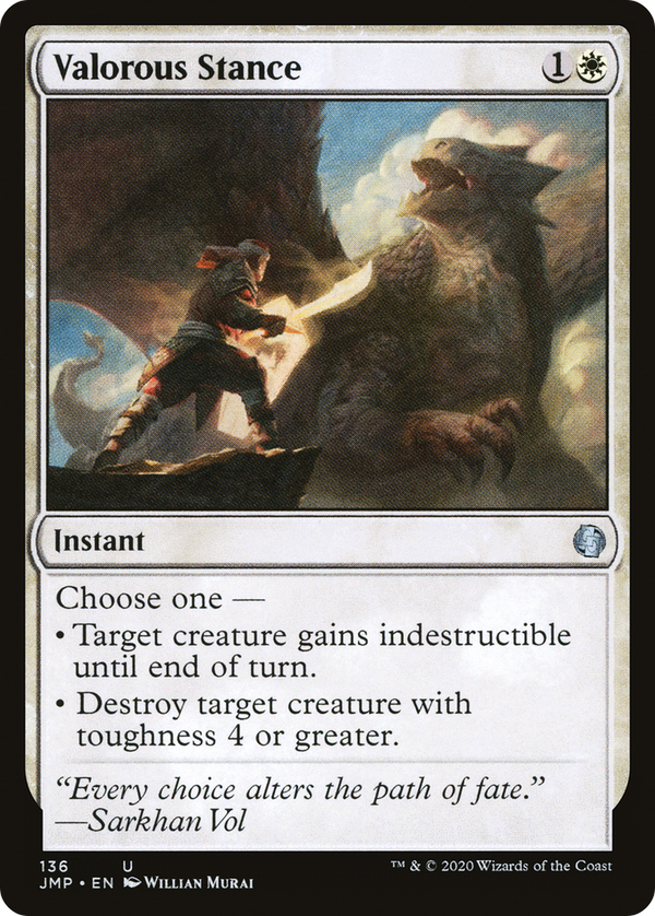 Valorous Stance (136) [Jumpstart] - Deck Out Gaming