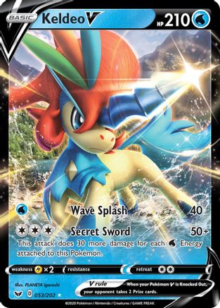 Keldeo V (53) [SWSH01: Sword & Shield Base Set] Holofoil - Deck Out Gaming