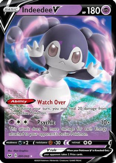 Indeedee V (91) [SWSH01: Sword & Shield Base Set] Holofoil - Deck Out Gaming