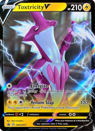 Toxtricity V - SWSH017 (SWSH017) [SWSH: Sword & Shield Promo Cards] Holofoil - Deck Out Gaming