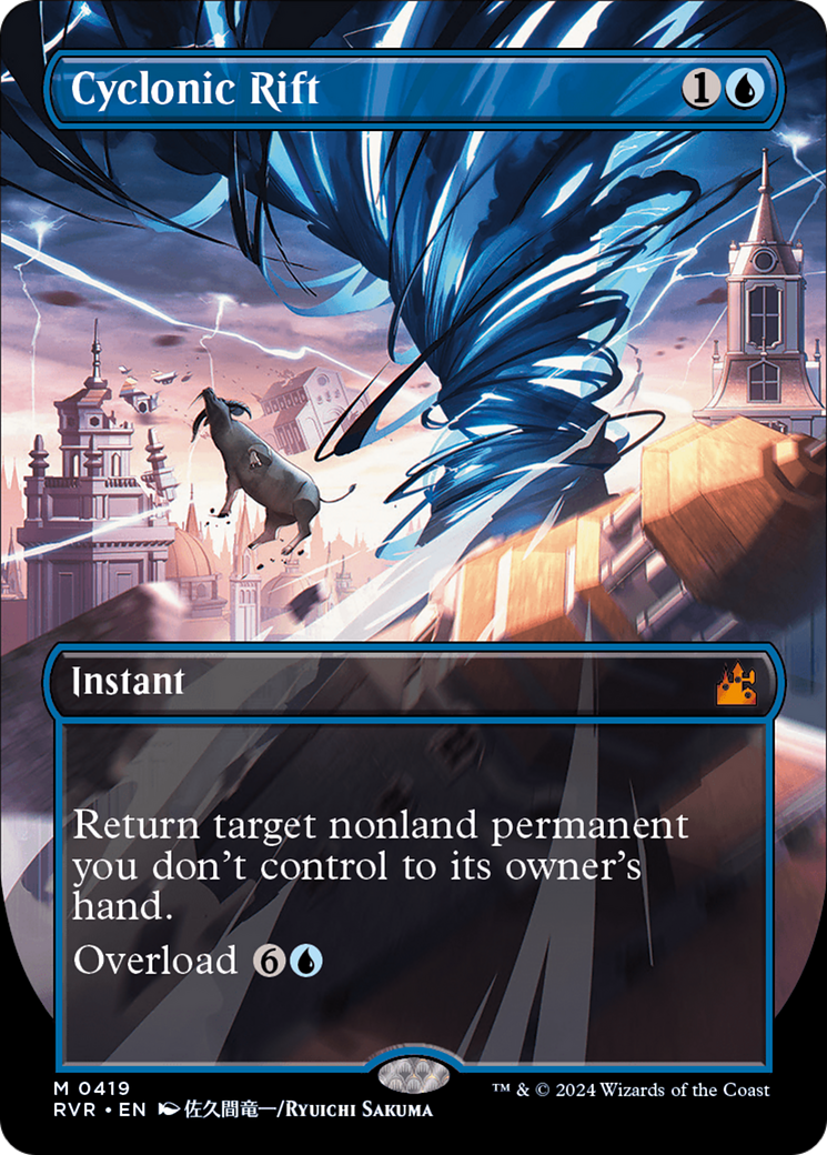 Cyclonic Rift (Anime Borderless) (419) [Ravnica Remastered] - Deck Out Gaming