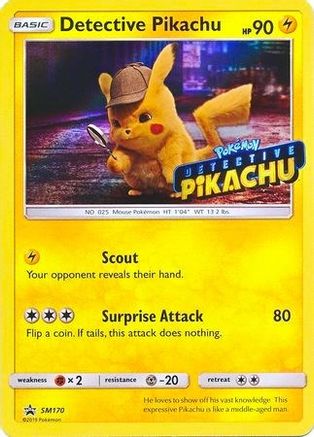 Detective Pikachu - SM170 (Stamped) (SM170) [SM Promos] Holofoil - Deck Out Gaming
