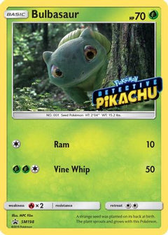 Bulbasaur - SM198 (Detective Pikachu Stamped) (SM198) [SM Promos] Holofoil - Deck Out Gaming