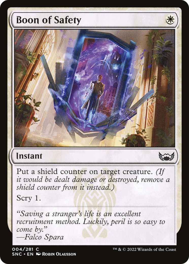 Boon of Safety (4) [Streets of New Capenna] foil - Deck Out Gaming