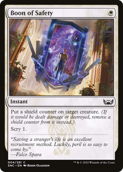Boon of Safety (4) [Streets of New Capenna] - Deck Out Gaming