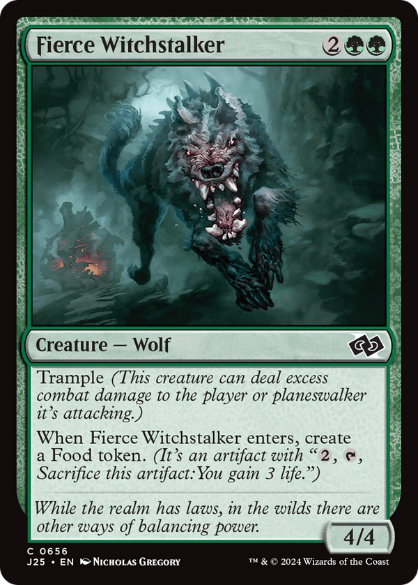 Fierce Witchstalker (656) [Foundations Jumpstart] - Deck Out Gaming