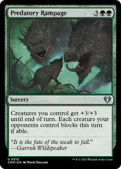 Predatory Rampage (313) [Commander Masters] - Deck Out Gaming