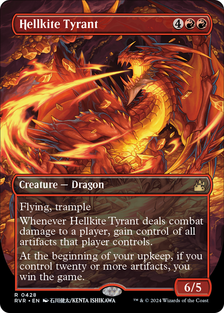 Hellkite Tyrant (Anime Borderless) (428) [Ravnica Remastered] - Deck Out Gaming