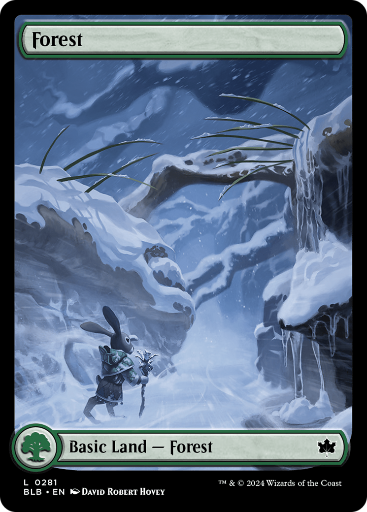Forest (0281) (281) [Bloomburrow] foil - Deck Out Gaming