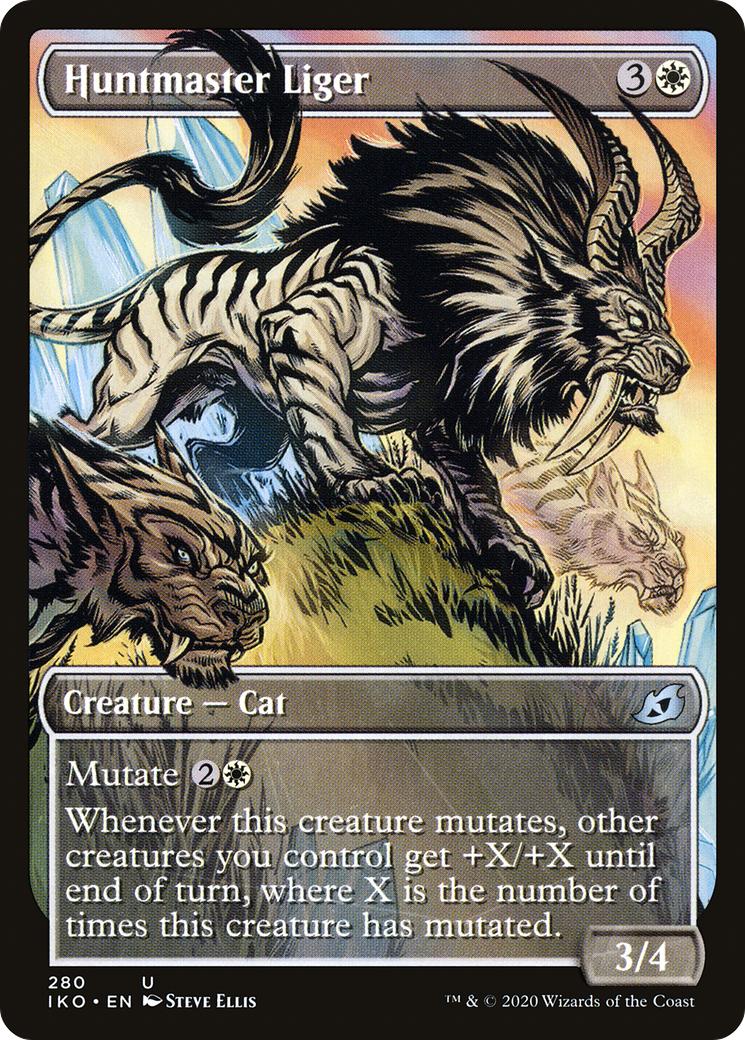 Huntmaster Liger (280) [Ikoria: Lair of Behemoths] foil - Deck Out Gaming