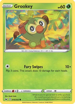 Grookey (010) (10) [SWSH01: Sword & Shield Base Set] Reverse Holofoil - Deck Out Gaming