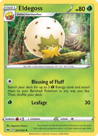 Eldegoss (21) [SWSH01: Sword & Shield Base Set] - Deck Out Gaming