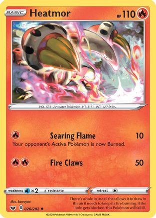 Heatmor (26) [SWSH01: Sword & Shield Base Set] - Deck Out Gaming