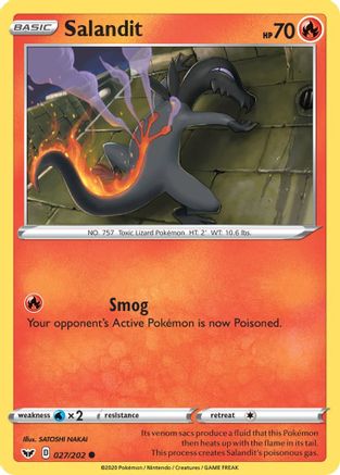 Salandit (27) [SWSH01: Sword & Shield Base Set] - Deck Out Gaming