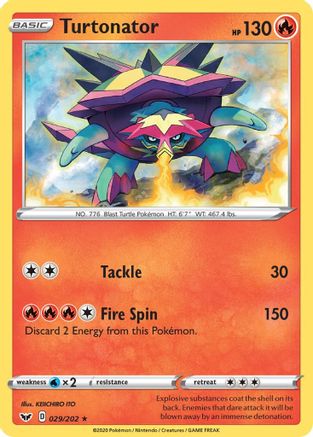 Turtonator (29) [SWSH01: Sword & Shield Base Set] Reverse Holofoil - Deck Out Gaming