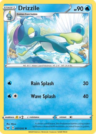Drizzile (057) (57) [SWSH01: Sword & Shield Base Set] - Deck Out Gaming