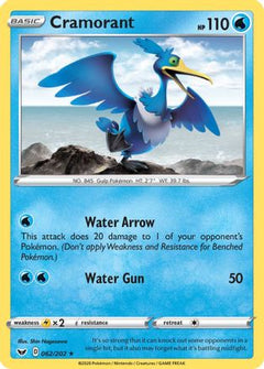 Cramorant (62) [SWSH01: Sword & Shield Base Set] Reverse Holofoil - Deck Out Gaming