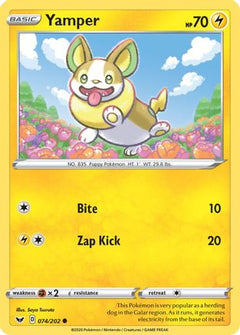 Yamper (074) (74) [SWSH01: Sword & Shield Base Set] Reverse Holofoil - Deck Out Gaming