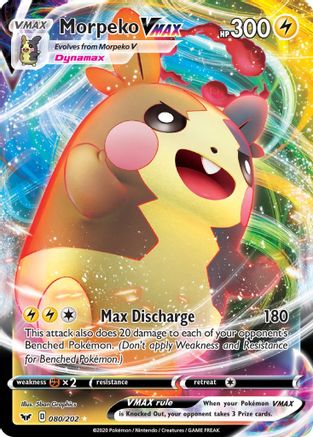 Morpeko VMAX (80) [SWSH01: Sword & Shield Base Set] Holofoil - Deck Out Gaming