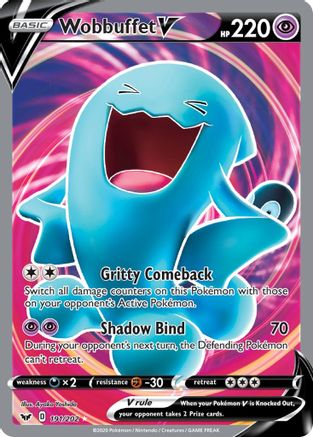 Wobbuffet V (Full Art) (191) [SWSH01: Sword & Shield Base Set] Holofoil - Deck Out Gaming
