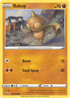 Baltoy (101) (101) [SWSH01: Sword & Shield Base Set] Reverse Holofoil - Deck Out Gaming