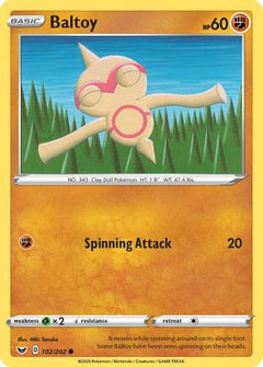 Baltoy (102) (102) [SWSH01: Sword & Shield Base Set] Reverse Holofoil - Deck Out Gaming