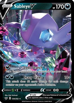 Sableye V (120) [SWSH01: Sword & Shield Base Set] Holofoil - Deck Out Gaming