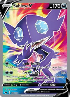Sableye V (Full Art) (194) [SWSH01: Sword & Shield Base Set] Holofoil - Deck Out Gaming