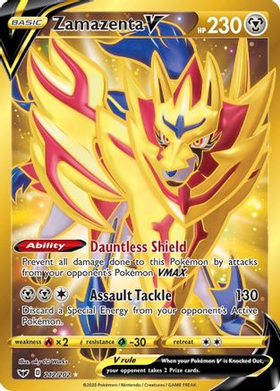 Zamazenta V (Secret) [SWSH01: Sword & Shield Base Set] - Deck Out Gaming