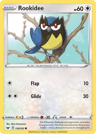 Rookidee (150) [SWSH01: Sword & Shield Base Set] Reverse Holofoil - Deck Out Gaming