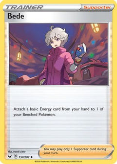 Bede (157) [SWSH01: Sword & Shield Base Set] Reverse Holofoil - Deck Out Gaming