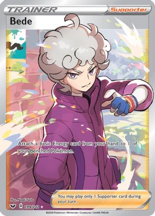 Bede (Full Art) (199) [SWSH01: Sword & Shield Base Set] Holofoil - Deck Out Gaming