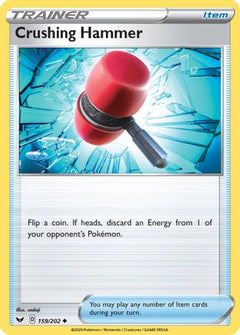 Crushing Hammer (159) [SWSH01: Sword & Shield Base Set] Reverse Holofoil - Deck Out Gaming