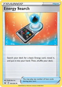 Energy Search (161) [SWSH01: Sword & Shield Base Set] Reverse Holofoil - Deck Out Gaming