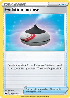 Evolution Incense (163) [SWSH01: Sword & Shield Base Set] Reverse Holofoil - Deck Out Gaming