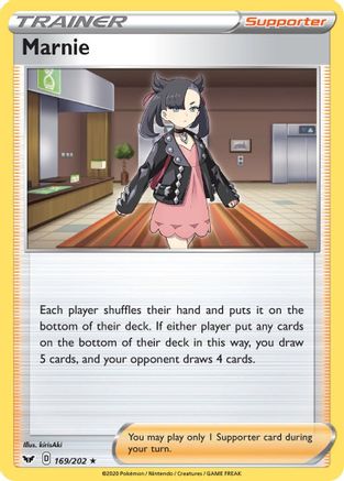 Marnie (169) [SWSH01: Sword & Shield Base Set] Reverse Holofoil - Deck Out Gaming
