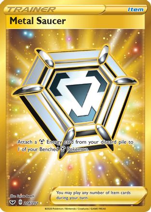 Metal Saucer (Secret) (214) [SWSH01: Sword & Shield Base Set] Holofoil - Deck Out Gaming