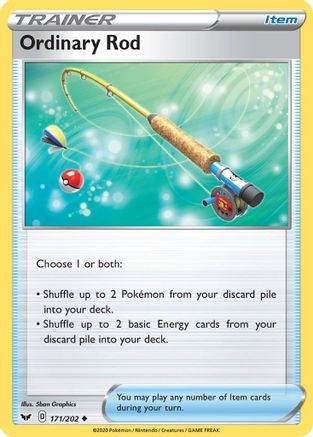 Ordinary Rod (171) [SWSH01: Sword & Shield Base Set] Reverse Holofoil - Deck Out Gaming
