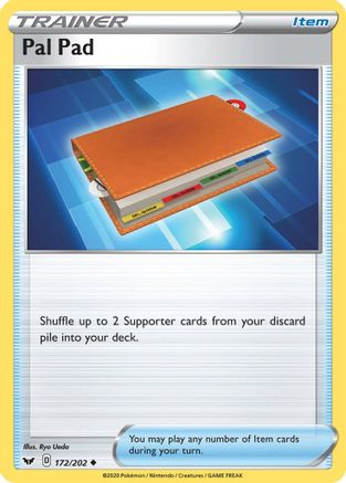 Pal Pad (172) [SWSH01: Sword & Shield Base Set] Reverse Holofoil - Deck Out Gaming